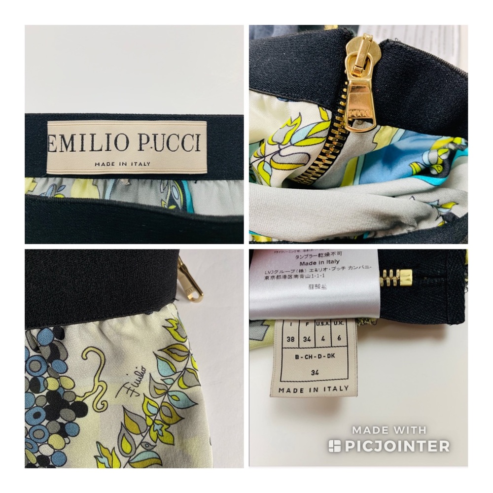 Emilio Pucci Silk Floral Print Skirt - Picture 8 of 13